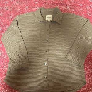 Thread & Supply Beige Shacket